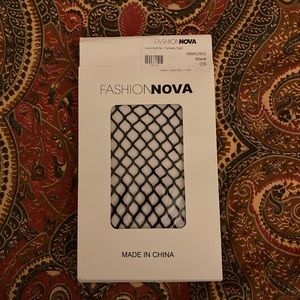 Black Fishnet Stocking Tights Lingerie Brand New